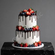 Торт свадебный "Ягодное изобилие" 5кг